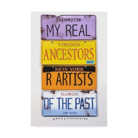 Trademark Fine Art Gregory Constantine 'Dine Real Ancestors' Canvas Art, 16x24 ALI35441-C1624GG